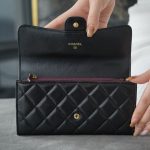 シャネルコピー 長財布 フラップ マトラッセ ココマーク ラムスキ A80758