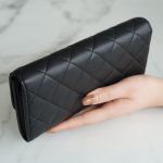 シャネル 長財布コピー フラップ マトラッセ ココマーク ラムスキ A80758