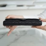 シャネル 長財布コピー フラップ マトラッセ ココマーク ラムスキ A80758