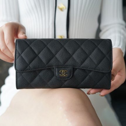 シャネルクラシック フラップ マトラッセ ココマーク 長財布 コピー A80758