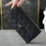 シャネルクラシック フラップ マトラッセ ココマーク 長財布 コピー A80758