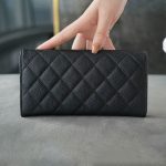 シャネルクラシック フラップ マトラッセ ココマーク 長財布 コピー A80758