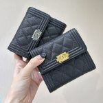 シャネルスーパーコピー コンパクト財布☆三つ折り A80734