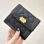 シャネルスーパーコピー コンパクト財布☆三つ折り A80734