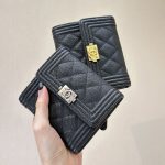 シャネルスーパーコピー コンパクト財布☆三つ折り A80734
