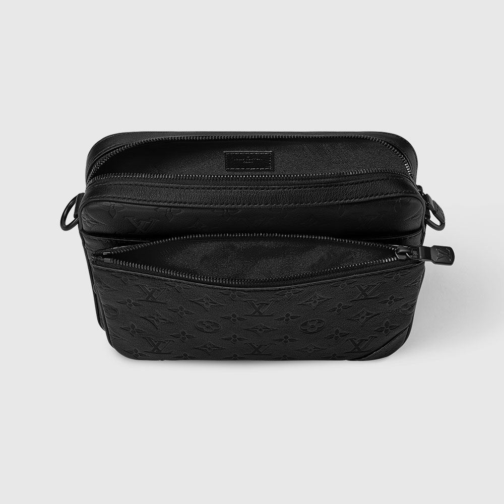 トリオ・メッセンジャー M46602 メンズ*LV*トリオメッセンジャーバッグ オールブラック M46602 (Louis