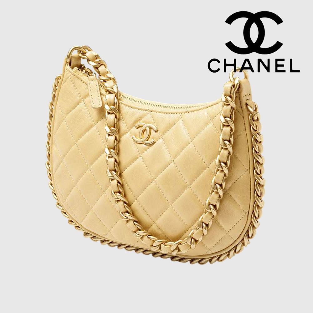 シャネル スーパーコピー ホーボー バッグ イエロー AS4378