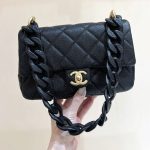 シャネル スーパーコピー ミニ フラップバッグ AS4788 ブラック