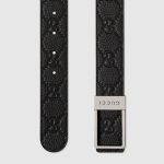 グッチコピー レクタングル バックル付き リバーシブル ベルト ‎820724