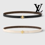 ヴィトンコピー ベルト･LV ミニ フラワーグラム 15MM リバーシブル M8796 M4196