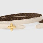 ヴィトンコピー ベルト･LV ミニ フラワーグラム 15MM リバーシブル M8796 M4196