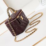 シャネル スーパーコピー ハンドル バニティケース ラムスキン AP4168 B17675