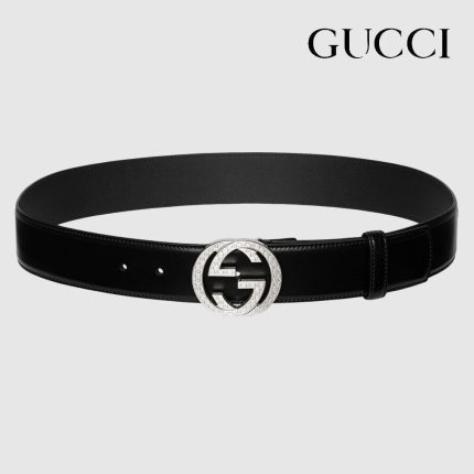 グッチ コピー インターロッキングG エングレービング バックル付き ベルト ‎812255