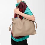 ロエベコピー フラメンコクラッチ ラージ クレイグリーン A411FL1X18