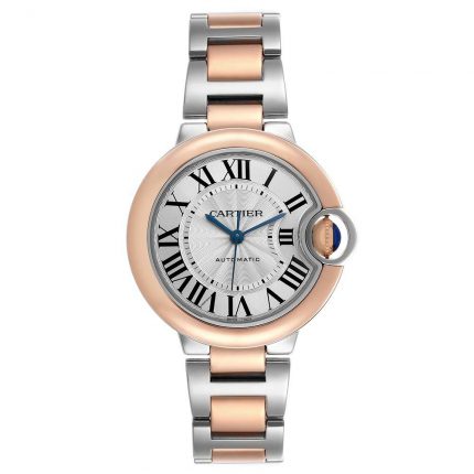 カルティエ スーパーコピー バロン ブルー 33mm シルバー W2BB0023
