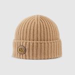 グッチ スーパーコピー ダブルG付き ウールカシミア キャップ 764594