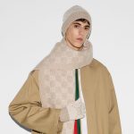 グッチ スーパーコピー GGカシミア ジャカード キャップ 811392
