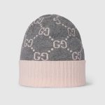 グッチ スーパーコピー GGカシミア ジャカード キャップ 811392