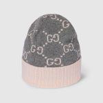 グッチ スーパーコピー GGカシミア ジャカード キャップ 811392