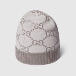 グッチ スーパーコピー GGカシミア ジャカード キャップ 811392
