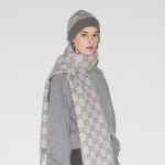 グッチ スーパーコピー GGカシミア ジャカード キャップ 811392