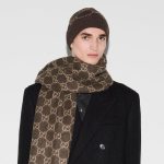 グッチ コピー GGカシミア ジャカード キャップ ‎811392 3GAC0