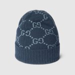 グッチ コピー GGカシミア ジャカード キャップ ‎811392 3GAC0