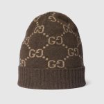 グッチ コピー GGカシミア ジャカード キャップ ‎811392 3GAC0