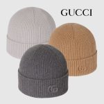 グッチ スーパーコピー パッチ付き カシミア ハット ‎834190