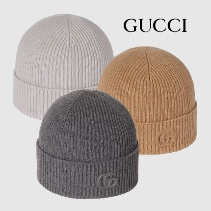 グッチ スーパーコピー パッチ付き カシミア ハット ‎834190
