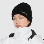グッチスーパーコピー エンブロイダリー付き ウール ハット ‎838676