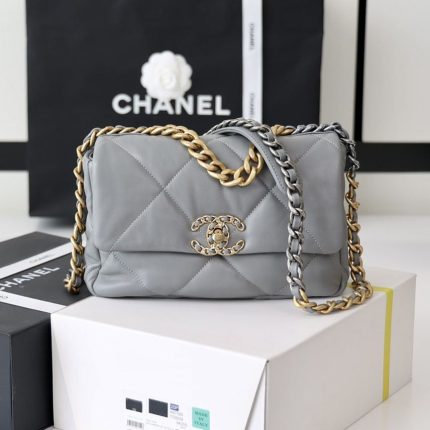 シャネル コピー CHANEL 19 フラップバッグ AS1160 AS1161 エレファントグレー