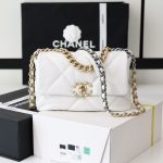 シャネル コピー CHANEL 19 フラップバッグ AS1160 AS1161 ホワイト