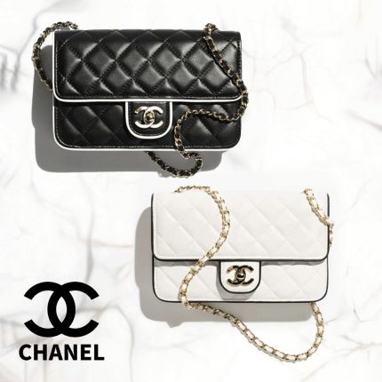 CHANEL スーパーコピー チェーンウォレット バイカラー バッグ AP4511