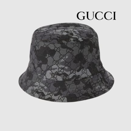 グッチスーパーコピー マーブル GGキャンバス バケットハット 851095