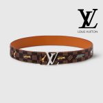 ヴィトンコピー LV × ザ･ダージリン リミテッド ベルト･LV イニシャル 40MM リバーシブル M4668