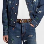 ヴィトンコピー LV × ザ･ダージリン リミテッド ベルト･LV イニシャル 40MM リバーシブル M4668