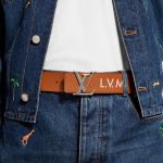 ヴィトンコピー LV × ザ･ダージリン リミテッド ベルト･LV イニシャル 40MM リバーシブル M4668