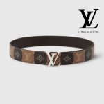 ヴィトンコピー ベルト･LV イニシャル カレッジ モノグラム･ヘリテージ 40MM リバーシブル M4381