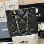 シャネル スーパーコピー chanel 19 トートバッグ ブラック AS3519