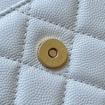 シャネルコピー22A メティエダール ゴールドコイン ミニポーチ AP2857 ホワイト
