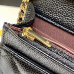 シャネル スーパーコピー WOC 19cm カーフスキン ブラック A33814