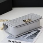 シャネル スーパーコピー LeBoy チェーンバッグ A67085 A67086 グレー シャネル スーパーコピー LeBoy チェーンバッグ A67085 A67086 グレー