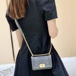 シャネル スーパーコピー Mini LeBoy チェーンバッグ A67364 グレー