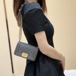 シャネル スーパーコピー Mini LeBoy チェーンバッグ A67364 グレー