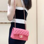 シャネル スーパーコピー Classic Flap Bag ビッグミニ A01116 ピンク