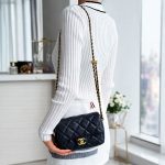 シャネル スーパーコピー フラップバッグ AS2855 ダークブルー