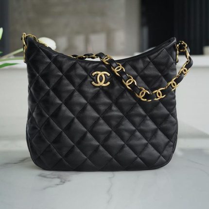 シャネル スーパーコピー HOBO ショルダーバッグ AS3631 ブラック