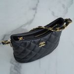 シャネル スーパーコピー HOBO ショルダーバッグ ブラック AS3562