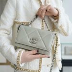 シャネル スーパーコピー 19 WOC チェーンウォレット AP0957 グレー シャネル スーパーコピー 19 WOC チェーンウォレット AP0957 グレー